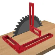 Woodworking Right Angle Ruler Aluminum Carpenter Square Measuring Height Ruler 90° Right Angle Calibrator for Wood Work