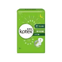 在飛比找蝦皮商城優惠-Kotex 靠得住 溫柔宣言草本抑菌-夜用特長衛生棉41cm