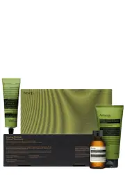 Aesop Rousing Rhythms Set, Gift Sets, Geranium Leaf Body Cleanser 100ml and 180ml