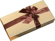 TENOL Valentine's Day Candy Box Candy Packaging Chocolate Display Case 18 Grids Gift Box Chocolate Box for Party Favors Festival, Gold