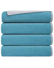 DePera Home Double Face Set Of 4 Turkish Bath Towels
