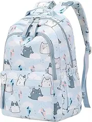 [Mfikaryi] Cute Cat Casual Daypack Teens Elementary School Backpack Students Bookbag for Girls Boys…