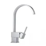 Blaze Gooseneck Kitchen Mixer Tap - Chrome