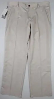 Adidas Performance Golf Pants Mens Size 36x32 Tan Beige Climalite NWT $70.00