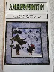 Amber Fenton Design Waitin' on Spring Bird Applique Quilting Pattern