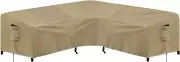 Purefit Outdoor Sectional Sofa Cover Waterproof V Shaped Patio Furniture Covers