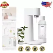Sustainable Woody 1L Sparkling Water Maker - Noise-Free, Stylish & User-Friendly