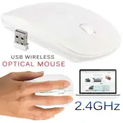 Wireless 2.4G USB Receiver For PC Computer Laptop Mac Slim Mouse Cordless Mice
