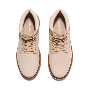 【Timberland】女款淺米色防水六吋靴(A5N35DR1)