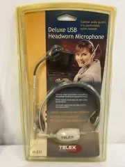 (Vintage) Telex | Deluxe USB Headworn Microphone Headset | Model: H-831.