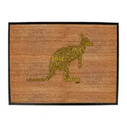 Kangaroo Slang - Funny Novelty Doormat Man Cave Floor mat