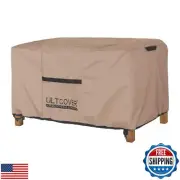 ULTCOVER Patio Coffee Table Cover, Waterproof Rectangular Outdoor Small Side