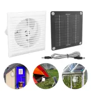 50W 12V Solar Exhaust Fan Air Extractor 10 inch Portable Ventilator Solar Panel