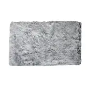 PaWz Replaceable Pet Bed Cover Plush Warm Soft Washable Charcoal M