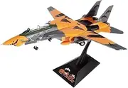 Replica Pre-Build Aircraf Diecast Metal 1/144 Scale for F14D Panda Replica Fighter Military Airplane Model Adult Collection Display Collection Gift Display