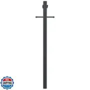 Design House Traditional Outdoor Lamp Post with Plastic Cross Arm – Direct Bu