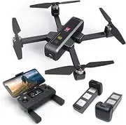 MJX Bugs 4W Drone 4K Camera Foldable GPS 5Ghz WiFi RC HD Quadcopter Brushless Motor Hobby Grade Multirotors Auto Return Follow Me 3x Batteries