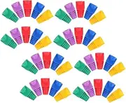 SEWACC 100pcs Ethernet Connector Covers Cable Protector Caps for Easy Install Network Boot for and