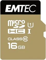 Emtec Class 10 16GB MicroSD Memory Card Without Adapter