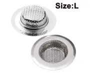 2 PCS Kitchen Sink Strainer Basket Stainless Steel Sink Drain Filter Kitchen Tools and Gadgets Sink Filter - Large