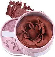 Cheek Blush, 3D Rose Natural Blush, 3.5g Natural Fragrance Pigmented Highlighter Eyeshadow For Face Daytime Travel Bridal Stage Photography Summer