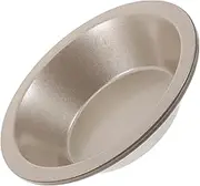COLLBATH Round Cake Molds for Baking Nonstick Baking Pans for Mini Burgers Pies Cakes Metal Set of 2