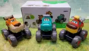 Monster Truck Toy Set Of 3 Friction Powered Pull Back Push and Go Car Toys New