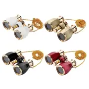 Portable Theater Glasses 4X30 Glasses Binoculars Chain for Adults Kids