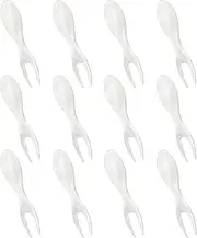 Corn Fork Holder Stainless Steel Barbeque Grill Cob Skewers Fork for Picnic 12PCS Summer Outdoor Accessories
