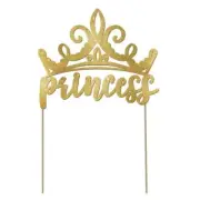Disney Princess Once Upon a Time Glitter Cake Pick Topper
