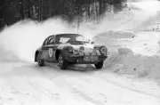 Bjorn WaldegArd Lars Helmer Porsche 911 Motor Racing 1972 Rally Car Old Photo 7