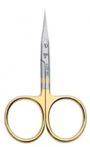 Dr Slick 4.5" Microtip Hair Scissors Gold Loops Straight