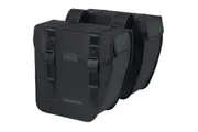 Basil Tour Double Pannier Bag 28 Litres Black - Black