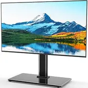 Supcline Tabletop TV Stand for 32-75 Inch TV up to 176 LBS, Max Vesa 600x400mm