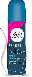 Veet Spray On Hair Removal Cream for Sensitive Skin, 150g