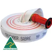 SABRE Percolating Fire Fighting Layflat Hose - 38 mm x 30m