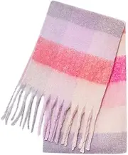 [Generic] Soft Warm Shawl Fashion Thick Shawl Unisex Tassel Scarf Long Scarf Scarf Winter Warm Casual Scarf Scarf Display Racks for Craft Shows