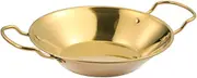 STOBAZA Stainless Steel Griddle Saucepan Teapot Camping Cookware Pot Small Pots for Cooking Stew Pots with Lids Pot with Lid Utensils Dish Stockpots Instant Hot Pot Pasta Golden