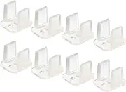 Boxonly LED Neon Mounting Clips Holder Mounting Bracket Support Fixing Clamps Fit 8mm Silicone LED Neon Strip Lighting Pack of 120