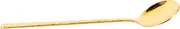 KALLORY Deep Hammered Serving Spoon Durable Stainless Steel Kitchen Utensil for Home Restaurant and Banquets Versatile Long Handle Soup Spoon for Generous Portions