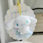SANRIO HELLO KITTY CINNAMOROLL MOCHA PLUSH KEYCHAIN BAG CHARM PURSE CUTE DECOR