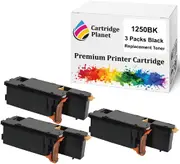 3 Pack Black Compatible Toner Cartridge for Dell (2,000 Pages) for Dell 1250c 1350cnw 1355cn C1760 C1760nw C1765 C1765nf C1765nfw