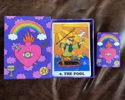 Rainbow Heart Tarot OOP 1st Indie Edition Deck By Rachel Rosenkoetter