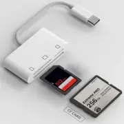 USB 3.0 Fast Speed SDTFCF Multiple Card Reader for Phone 15/16 Type C Devices