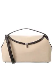 TOTEME Canvas & Leather Satchel