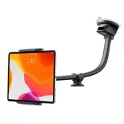 Tablet Car Mount - Windshield Dashboard Suction Cup Long Gooseneck Holder for...