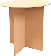 Round Wood Display Table - 30"