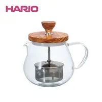 在飛比找PChome24h購物優惠-HARIO 橄欖木濾壓茶壺450ml TEO-45-OV