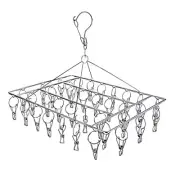 Foldable Stainless Steel Drying Rack for Sock Underwear Baby Clothes