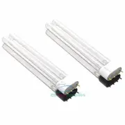 2 PCS UV Light Bulbs 18W Watt 2G11 Base for Aquarium UVC Sterilizer